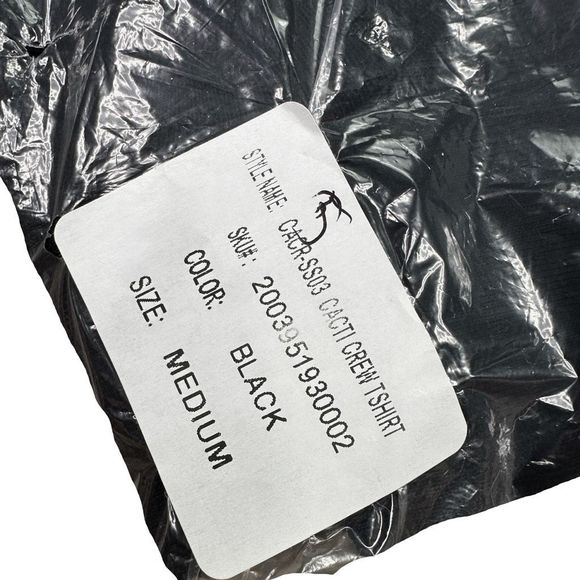 Travis Scott Cacti Crew Black Tee - Size Medium - Picture 6 of 6